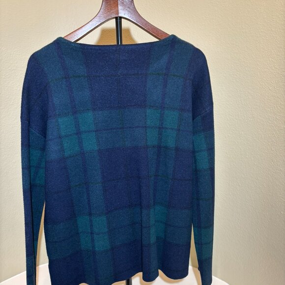 🎄Tahari Pullover Christmas Plaid Sweater Size XL - Picture 4 of 7
